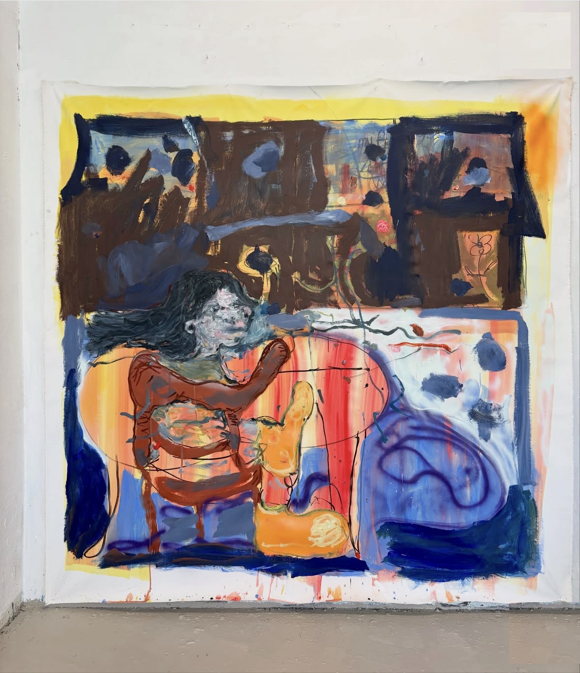 No. 4 in Flat Major by Georg Óskar. 195 x 195 cm, 2026.
