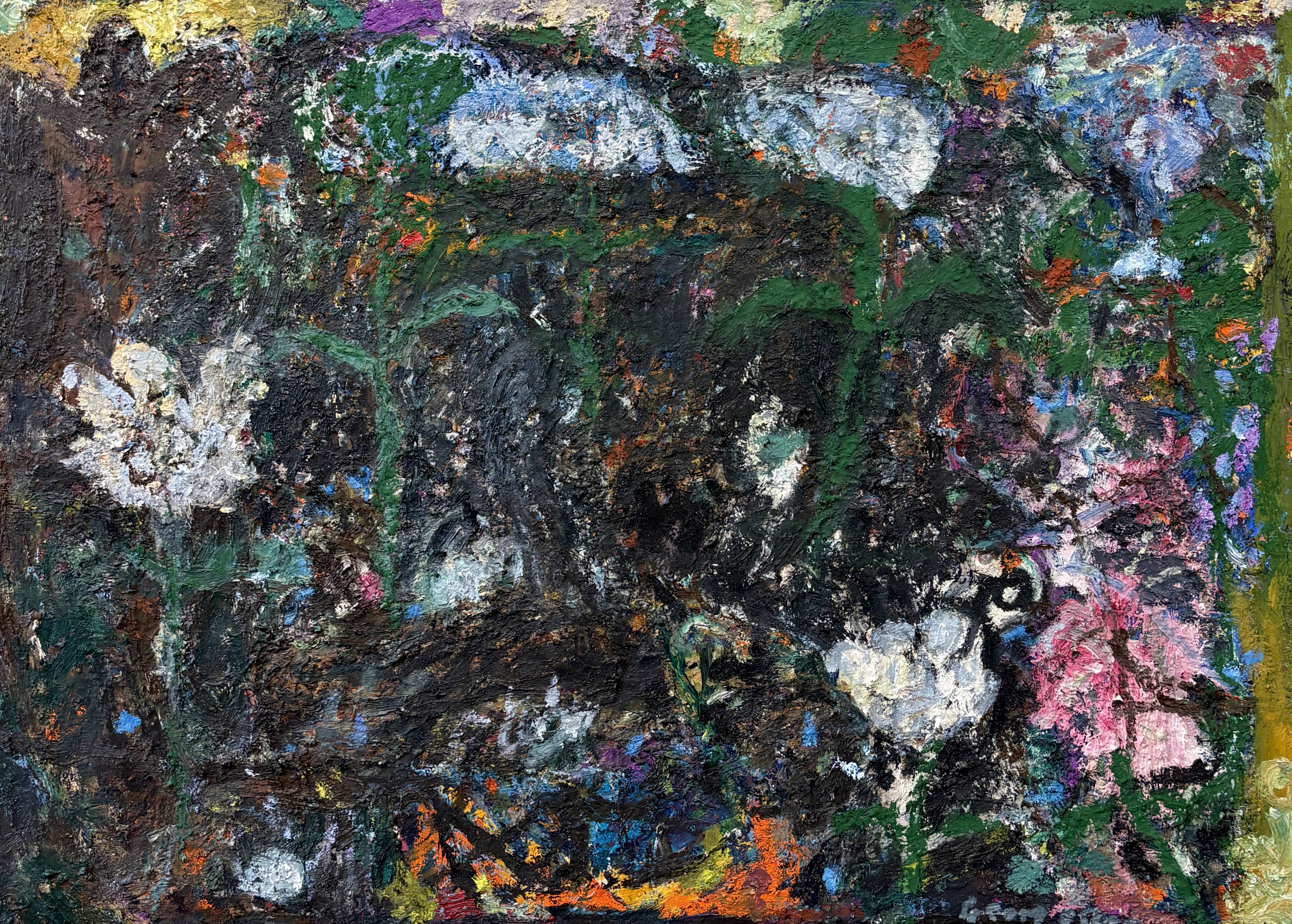 The Weight of Everything by Georg Óskar. 80 x 100 cm, oil on canvas, 2026.