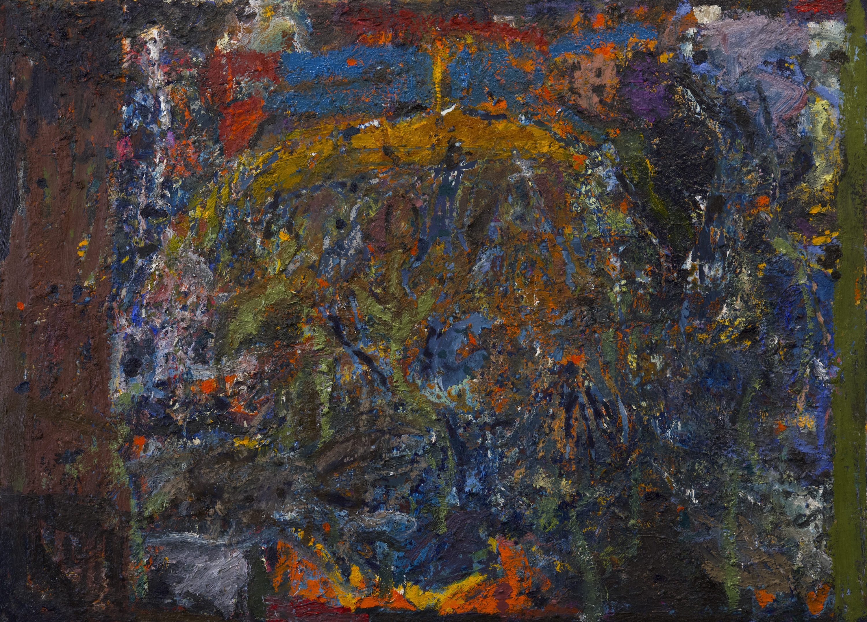 Sweet but backwards by Georg Óskar. 80x100cm, oil on canvas, 2026.